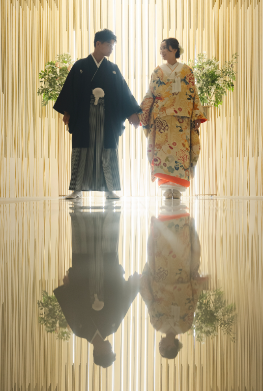 家族と「和ん装」フォトウェディング